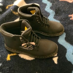 Doc Marens steel toe work boots. New